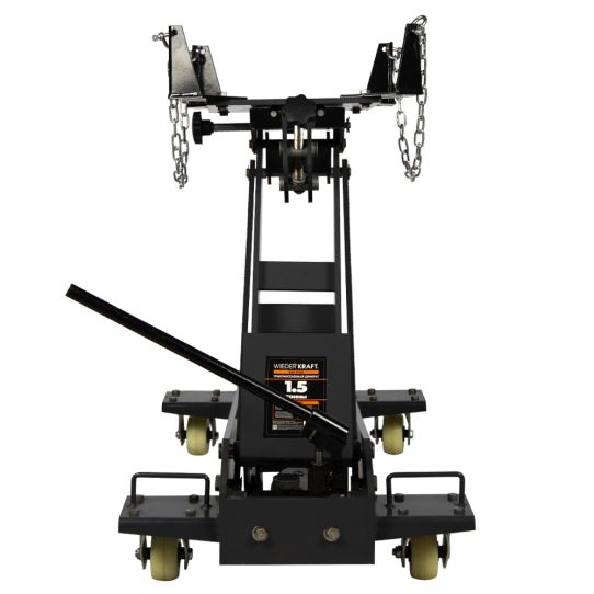 Домкрат трансмиссионный 1.5т подкатной для кпп Wiederkraft WDK-81005