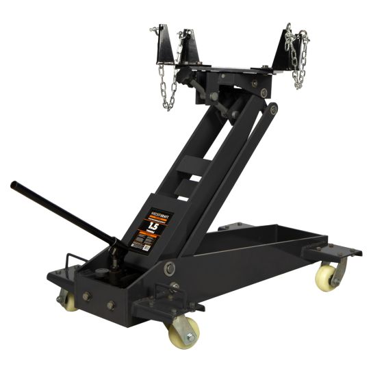 Домкрат трансмиссионный 1.5т подкатной для кпп Wiederkraft WDK-81005