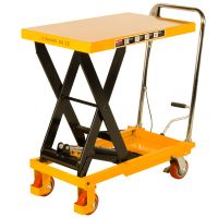 Стол подъемный гидравлический 500кг, 220-930мм WIEDERKRAFT WDK-84070, передвижной