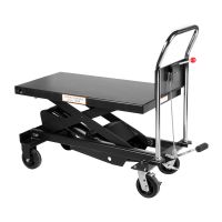 Стол подъемный WDK-84075, 750 кг Стол подъемный гидравлический 750кг, 290-900мм WIEDERKRAFT WDK-84075, передвижной