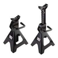 Подставка под автомобиль для ремонта Wiederkraft WDK-84202 2 т, 285 - 425 мм, 2 шт, зубчатый механизм фиксации