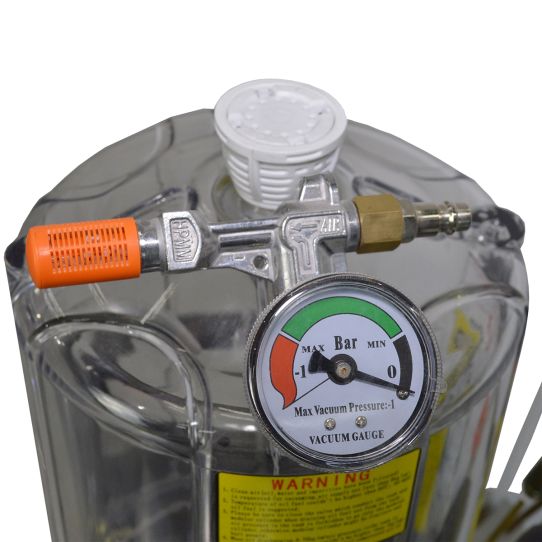 Пневматическая установка для откачки масла через щуп на 30 литров Wiederkraft WDK-89290