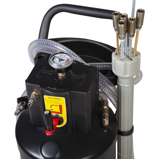 Пневматическая установка для откачки масла через щуп на 30 литров Wiederkraft WDK-89500