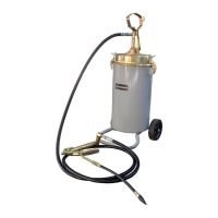 Нагнетатель смазки ручной для бочек на 13 л, Wiederkraft WDK-89625 25 бар, механический, с подающим шлангом на 2.5 м