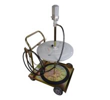 Нагнетатель смазки для бочек до 200 л, Wiederkraft WDK-89800 6-8 бар, пневматический, с коэффициентом сжатия 50:1