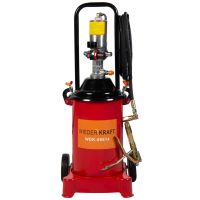  Нагнетатель смазки пневматический с баком 13 л, давление до 8 бар, производительность 600 г/мин Wiederkraft WDK-89814
