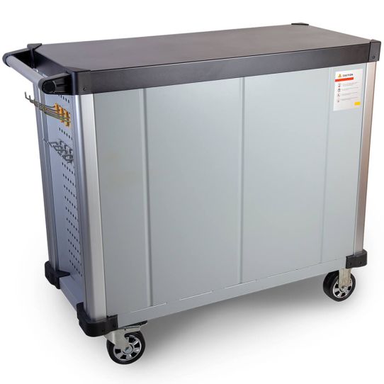 Тележка инструментальная Wiederkraft WDK-907, 7 ящиков, боковой отсек, без инструментов