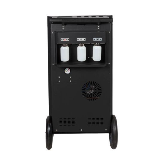 Установка автомат для заправки автомобильных кондиционеров Wiederkraft WDK-AC2000 с принтером, сенсорным дисплеем