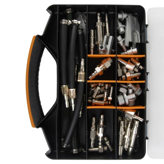 Установка для замены и промывки масла в АКПП с двойным резервуаром 2х15 л, электрический привод 12В Wiederkraft WDK-ATF988