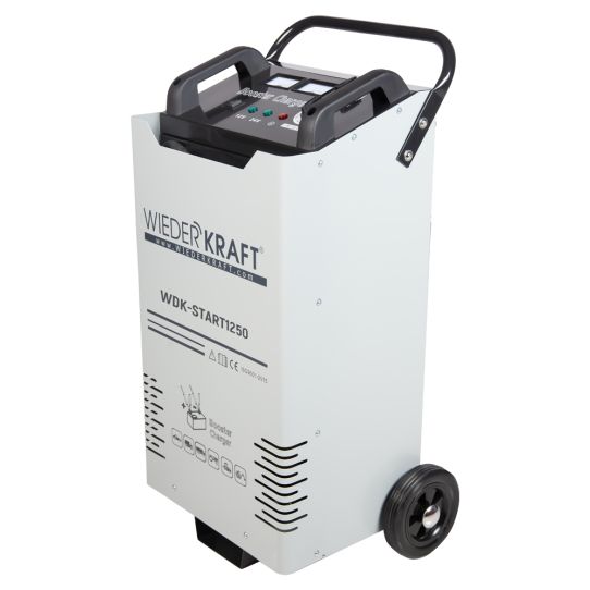 Пуско-зарядное устройство для 12В и 24В аккумуляторов с пусковым током 1250А WDK-Start1250 Wiederkraft