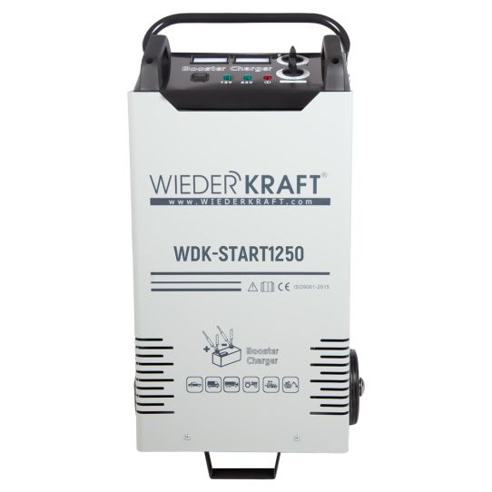 Пуско-зарядное устройство для 12В и 24В аккумуляторов с пусковым током 1250А WDK-Start1250 Wiederkraft