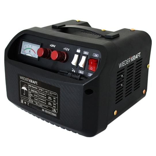 Пуско-зарядное устройство для аккумуляторов 12В и 24В с пусковым током 240A WDK-Start240 Wiederkraft
