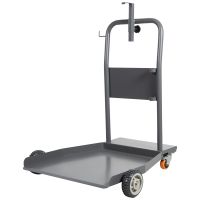 Тележка для бочек 180-220 кг ручная усиленная на 4 колеса Wiederkraft WDK-T01