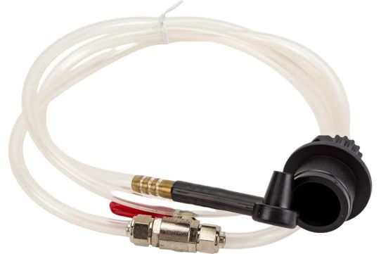 Установка для замены тормозной жидкости пневматическая переносная, давление 5 бар, емкость 2 л Wiederkraft WDK-65217