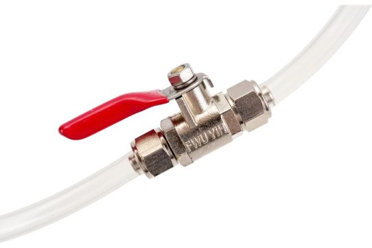 Установка для замены тормозной жидкости пневматическая переносная, давление 5 бар, емкость 2 л Wiederkraft WDK-65217