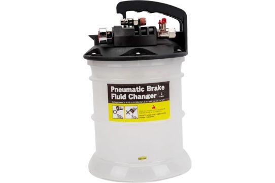 Установка для замены тормозной жидкости пневматическая переносная, давление 5 бар, емкость 2 л Wiederkraft WDK-65217