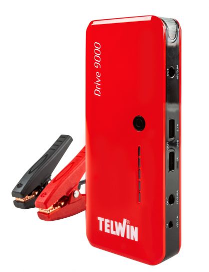 Пусковое устройство бустер 12В 1200А Power Bank 9000мАч TELWIN DRIVE 9000 829565