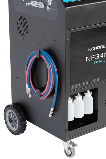 Установка автомат для заправки автомобильных кондиционеров Nordberg NF34NP, R134a+R1234yf, принтер 