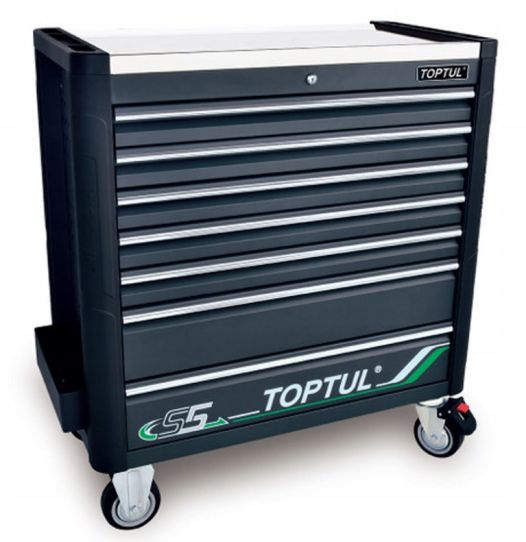 Тележка инструментальная TOPTUL TCBT0703, 7 ящиков, без инструмента