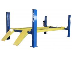 Четырехстоечный подъемник электрогидравлический 5.5т 380В для сход-развала AE&T F5.5-4 с траверсой Четырехстоечный подъемник электрогидравлический 5.5т 380В для сход-развала AE&T F5.5-4 с траверсой