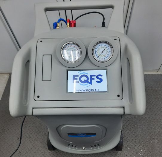 Установка автомат для заправки автомобильных кондиционеров EQFS ES-9S, для электрокаров и гибридных авто, фреон 1234yf 