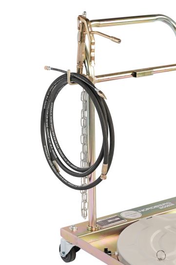 Нагнетатель смазки для бочек на 200 л, с пневматическим насосом 0.5 л/мин на тележке Nordberg NO5026