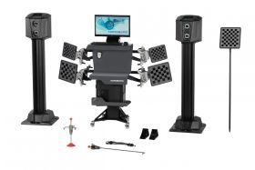 Стенд сход-развал 3D для грузовых авто, серый