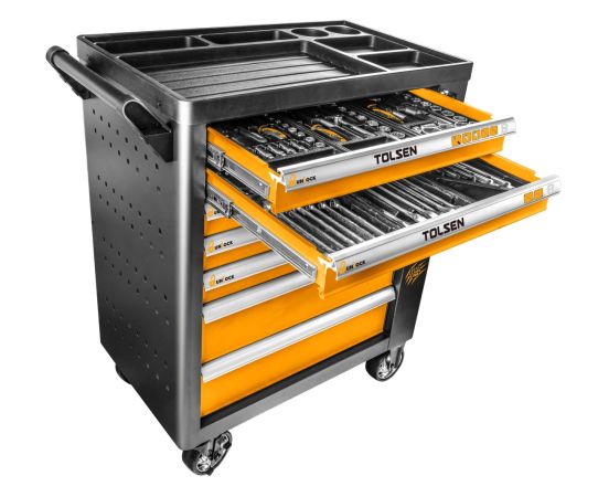 Тележка инструментальная TOLSEN TT80317, 7 ящиков, без инструментов