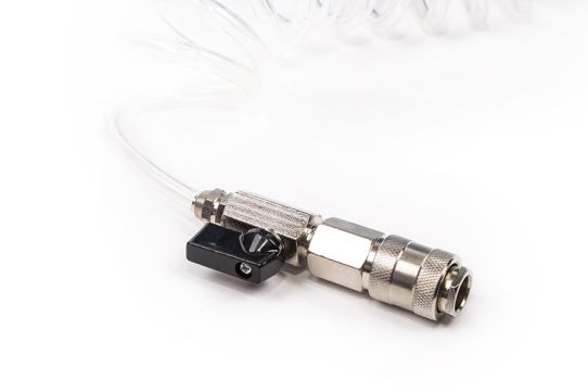 Установка для прокачки тормозной системы пневматическая, давление 0.7-2.8 бар, емкость 5 л, переносная ST100101 Станкоимпорт