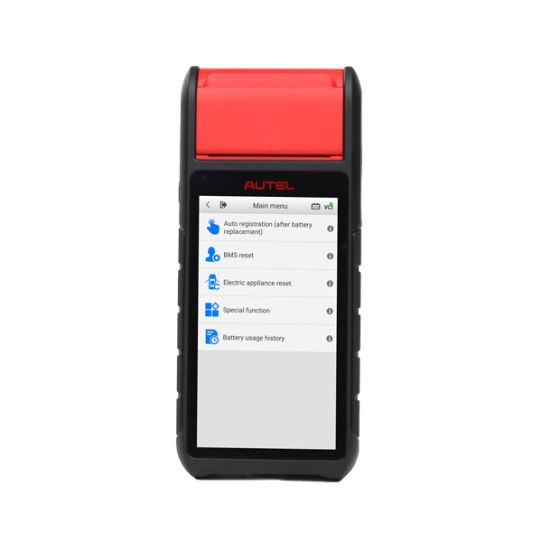 Тестер аккумуляторов AGM GEL EFB 6В/12В/24В с защитой от переполюсовки, Bluetooth 5, USB 2.0 Autel MaxiBAS BT608