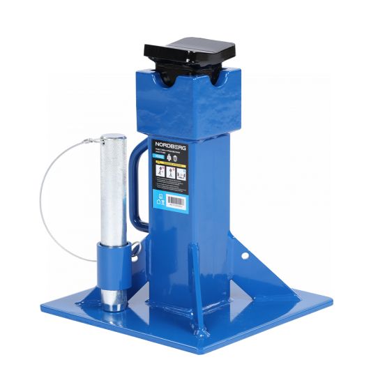 Подставка страховочная под автомобиль Nordberg N3022 22 т, комплект 2 шт, 315-500мм фиксация при помощи пальца