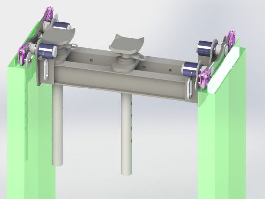 Опорный мост с регулируемой кареткой 20 т. ОМ20Р