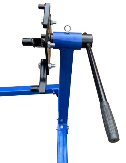 Кантователь двигателя 566 кг с П-образным основанием и 4 регулируемыми кронштейнами синий EQFS ES-1803