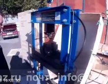 Гидравлический пресс 50 тонн гаражный TS0500-6 с ручным приводом