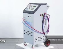 KRW134ASA KraftWell - Обзор станции для заправки автомобильных кондиционеров