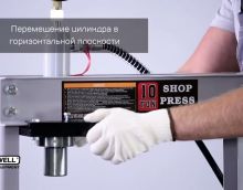 Обзор на пресс напольный гидравлический 10т ручной и ножной привод Обзор на пресс напольный гидравлический 10т ручной и ножной привод