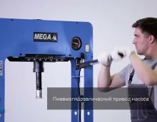 Обзор на пресс напольный гидравлический 20т ручной и ножной привод Обзор на пресс напольный гидравлический 20т ручной и ножной привод