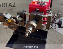 Распаковка и демонстрация станка для проточки тормозных дисков СО снятием и БЕЗ ARTAZ AM-983