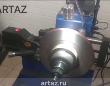 Nordberg NL1 Станок для проточки тормозных дисков в работе Nordberg NL1 Станок для проточки тормозных дисков в работе