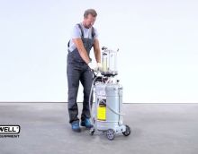 Обзор установки для откачки масла антифриза с прозрачной мерной емкостью KRW1837 80 KraftWell