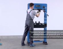 Обзор на гидравлический пресс 50 т Мega PRD50 ручной насос