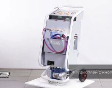 KRW134AMS KraftWell - Обзор станции для заправки автомобильных кондиционеров