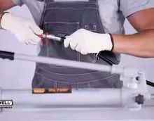 Обзор насоса гидравлического ручного 20т. KRWHP20 KraftWell (КНР)