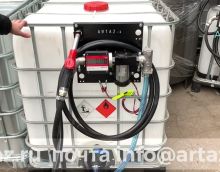 Обзор на Мини АЗС 1000 литров для дизеля 12 вольт Gespasa