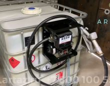 ВИДЕО обзор мини АЗС из еврокуба с заправочным узлом 220 вольт