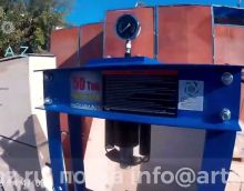 Гидравлический пресс 50т для сто TS0500F-6 с ручным насосом и ножной педалью Гидравлический пресс 50т для сто TS0500F-6 с ручным насосом и ножной педалью