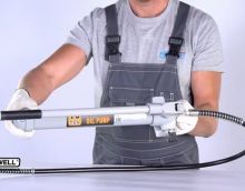 Обзор насоса гидравлического ручного 10 т KRWHP10 KraftWell (КНР)