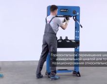Обзор на гидравлический пресс 50 т Мega PRD50 ручной насос