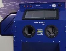 Обзор пескоструйной камеры NORDBERG NS3 Обзор пескоструйной камеры NORDBERG NS3