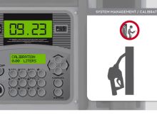 Калибровка на колонке Piusi Cube MC Калибровка на колонке Piusi Cube MC